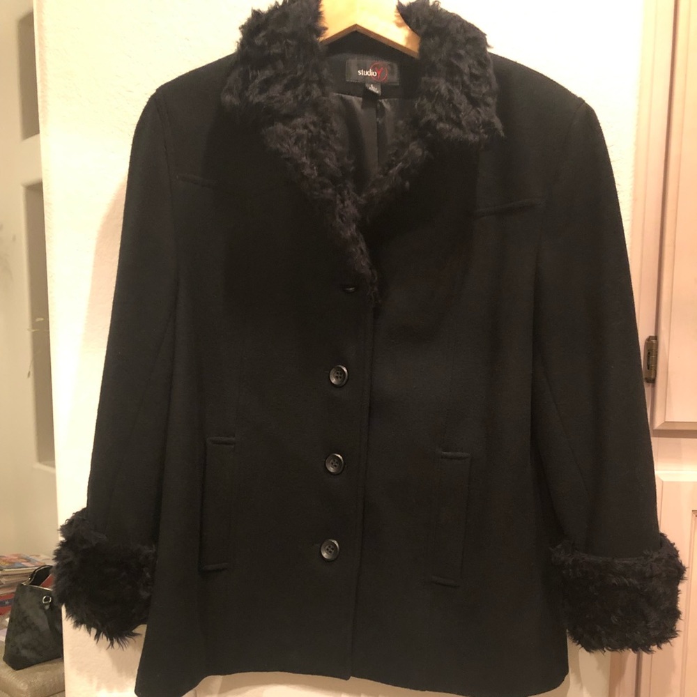Black Pea Coat